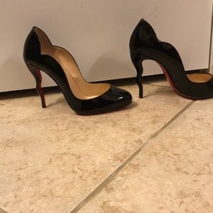 Christian Louboutin Wawy Dolly Black Patent Shoes